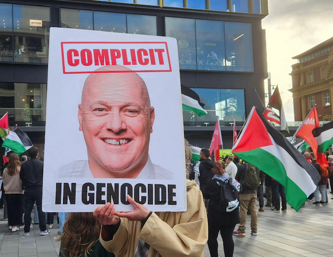PM Luxon APR 680wide Thousands of New Zealanders in weekly protest marches in support of Palestine over the past 21 months have shown their displeasure over their government's foreign policy stance over Israel's war on Gaza
