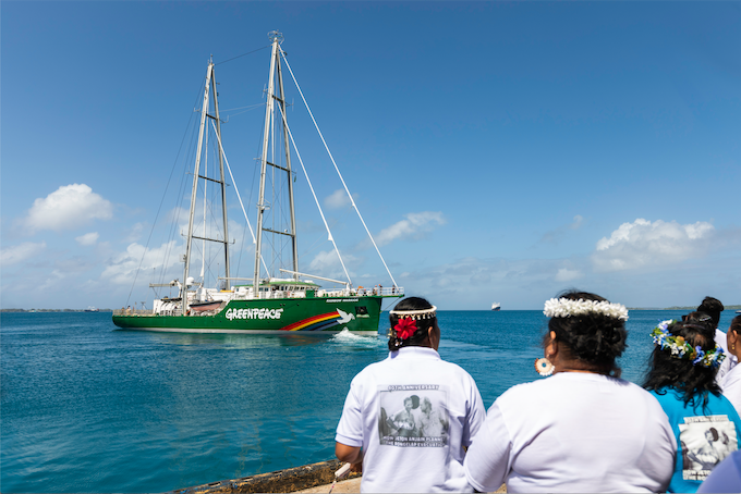 Rainbow Warrior III at Majuro