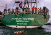 Greenpeace Aotearoa held a dawn ceremony on board the Rainbow Warrior III today commemorating the 40th anniversary of the bombing of the original Rainbow Warrior and the death of photographer Fernando Pereira on 10 July 1985