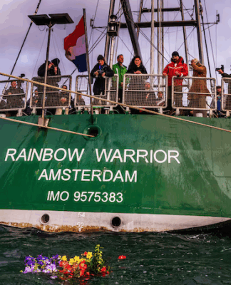 Rainbow Warrior bombing by French secret agents remembered 40 years on Greenpeace Aotearoa held a dawn ceremony on board the Rainbow Warrior III today commemorating the 40th anniversary of the bombing of the original Rainbow Warrior and the death of photographer Fernando Pereira on 10 July 1985