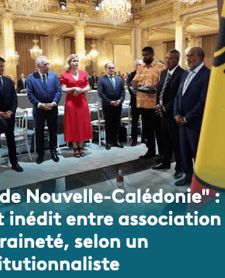 How Kanaky New Caledonia's public broadcaster NC La 1ère reported the news