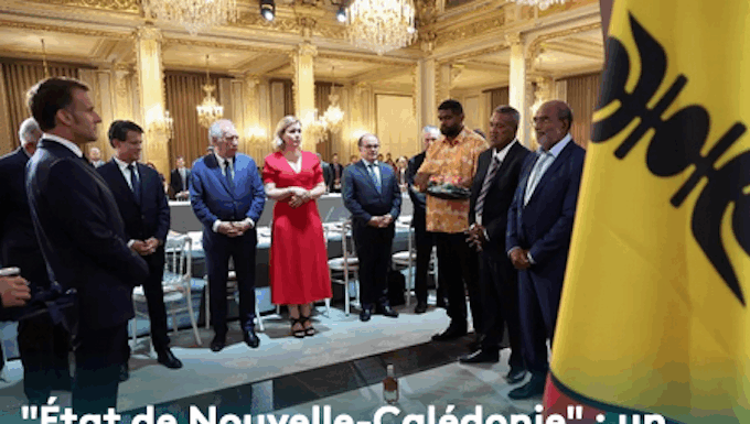 How Kanaky New Caledonia's public broadcaster NC La 1ère reported the news