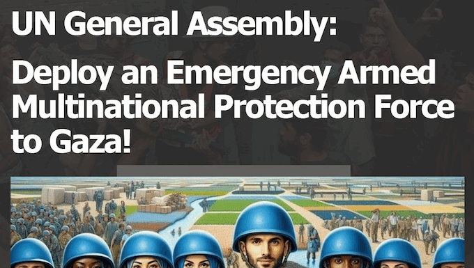 UN peacekeepers advocated by DAWN for Gaza