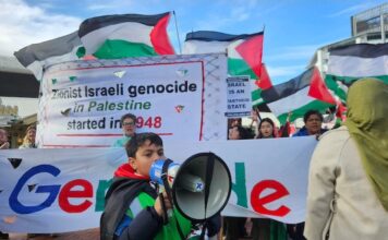 New Zealand pro-Palestinian protesters march against genocide