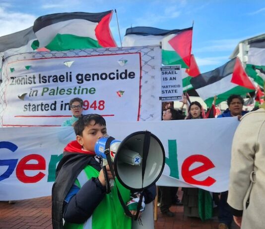 New Zealand pro-Palestinian protesters march against genocide