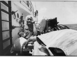 One of many Rongelap people who had to leave their ancestral home via the Rainbow Warrior due to nuclear