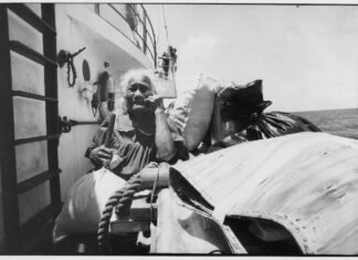 One of many Rongelap people who had to leave their ancestral home via the Rainbow Warrior due to nuclear