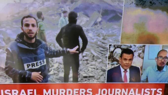 Al Jazeera's Anas al-Sharif, one of the five journalists and media people killed by Israel