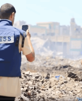 Between 26 to 30 Gazan journalists have been targeted in this Israeli campaign of assassination. And Anas wanted the UN rapporteur to go public, he wanted others to go public, to stop what Israel was doing