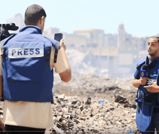 Between 26 to 30 Gazan journalists have been targeted in this Israeli campaign of assassination. And Anas wanted the UN rapporteur to go public, he wanted others to go public, to stop what Israel was doing
