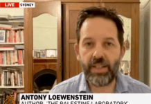 The Palestine Laboratory author Antony Loewenstein