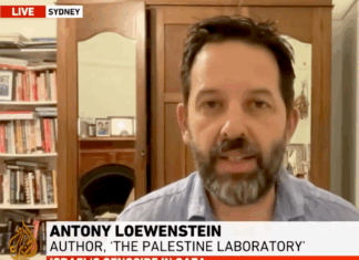 The Palestine Laboratory author Antony Loewenstein