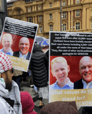 New Zealand's government and its sycophantic media need more time to argue about this very "complex" Gaza genocide