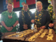 NZ Foreign Minister Winston Peters with Minister for Pacific Peoples Shane Reti celebrating the 60th anniversary of the Cook Islands constitution in Tāmaki Makaurau