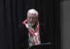 Journalist and author Dr David Robie speaking to the Fabian Society