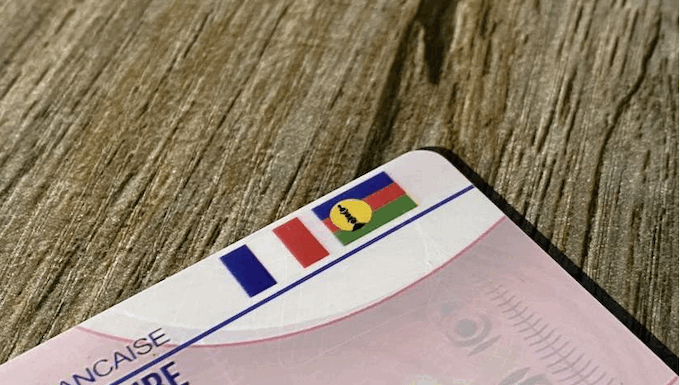 French Overseas Minister pushes ahead with Bougival deal despite FLNKS snub Going . . . going . . . the dual French and Kanaky flags on New Caledonian driving licences
