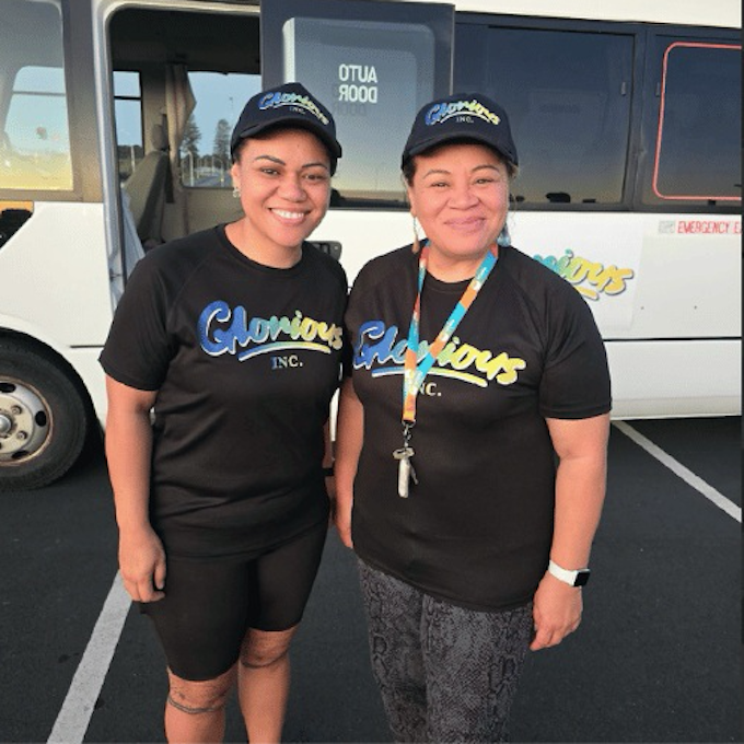 Glorious sisters LDR 680wide Glorious Tour is run by sisters Louisa Tipene Opetaia (left) and Ama Mosese from Māngere