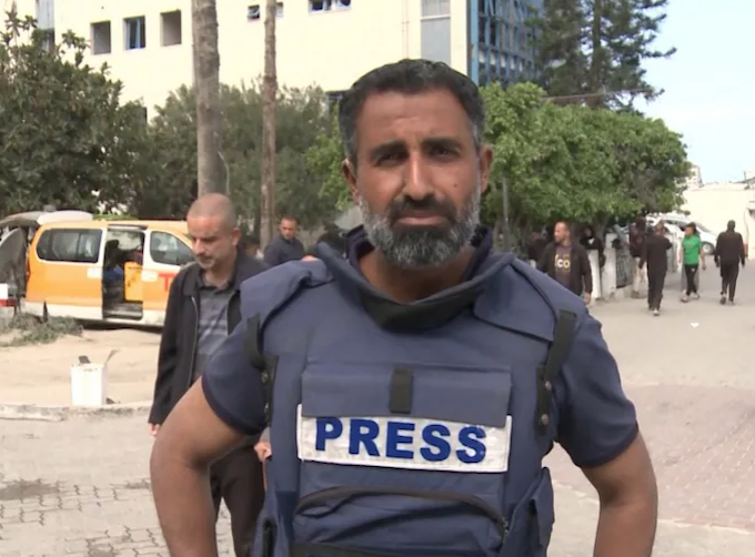 Al Jazeera correspondent Hani Mahmoud