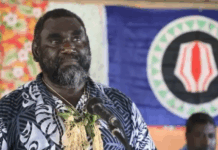 Incumbent Bougainville President Ishmael Toroama
