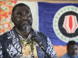Incumbent Bougainville President Ishmael Toroama
