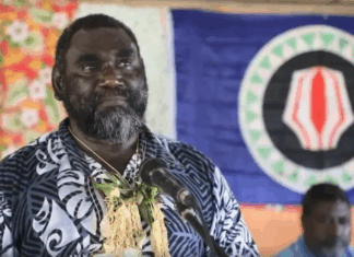 Incumbent Bougainville President Ishmael Toroama