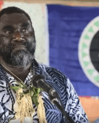 Incumbent Bougainville President Ishmael Toroama