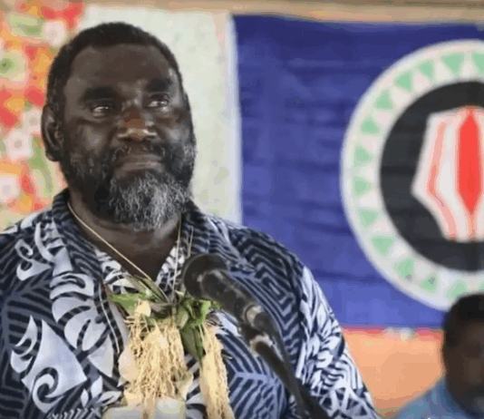 Incumbent Bougainville President Ishmael Toroama