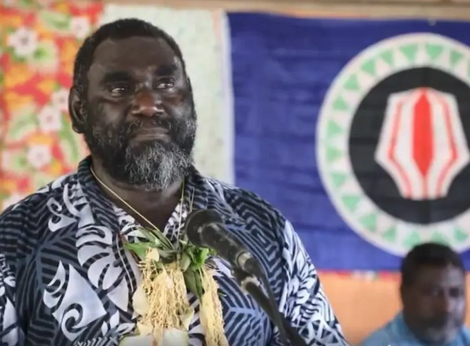 Ishmael Toroama RNZ 680wide Incumbent Bougainville President Ishmael Toroama