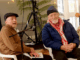 Journalists and activists Jeremy Rose and David Robie in conversation at the Aro Valley Peace Talks