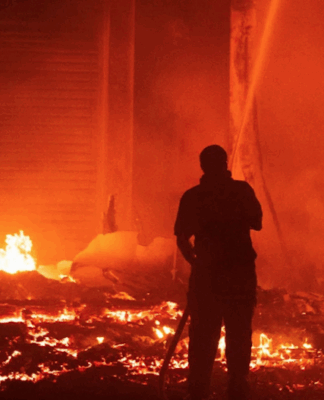 ‘All destroyed’: Fire engulfs Marshall Islands parliament complex Marshall Islands firefighters try to contain the Nitijela (Parliament) fire