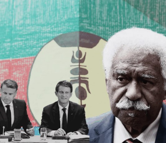 Pro-independence former New Caledonia Congress president Roch Wamytan