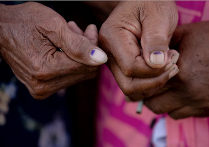 Some Samoan voters expressed happiness at being able to exercise their right to vote