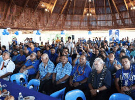 A Human Rights Protection Party (HRPP) rally held during the 2025 Samoan general election campaign