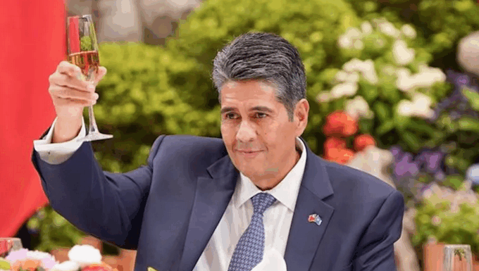 Palau president calls exclusion of PIF partners a ‘missed opportunity’ President Surangel Whipps Jr at his first state visit to Taiwan in May 2025