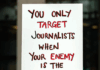 When a journalist is killed in a besieged war city, the loss is no longer personal