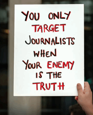 When a journalist is killed in a besieged war city, the loss is no longer personal