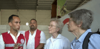 The Elders' joint statement says they saw evidence of food and medical aid being denied entry