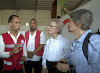 The Elders' joint statement says they saw evidence of food and medical aid being denied entry