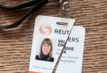 Resigned Reuters photographer Valerie Zink