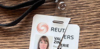Resigned Reuters photographer Valerie Zink