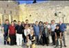 A photo of the Philippine media assembled by and flown to Israel