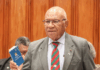 Fiji Prime Minister Sitiveni Rabuka