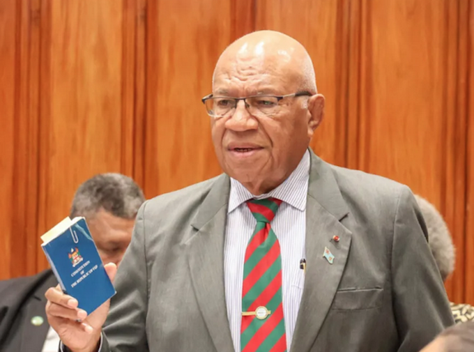 Sitiveni Rabuka RNZ 680wide Fiji Prime Minister Sitiveni Rabuka