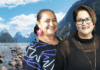 Tagaloa Cooper (left) and Lisa Tumahai