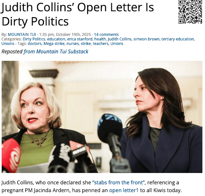 A critique of the Collins open letter published in The Standard
