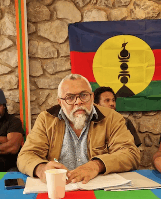 Pro-independence FLNKS representative in the French National Assembly Emmanuel Tjibaou