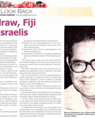 Fiji flashback to May 1983