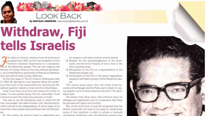 Fiji flashback to May 1983
