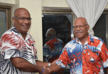 Fijian Deputy Prime Minister Manoa Kamikamica