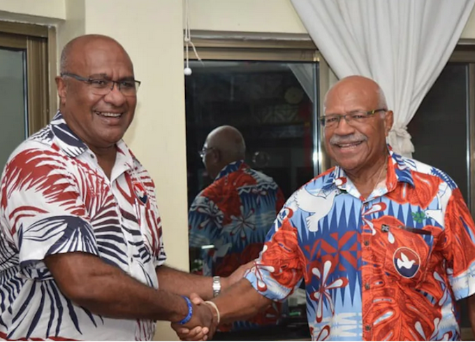 Manoa & Rabuka RNZ 680wide Fijian Deputy Prime Minister Manoa Kamikamica